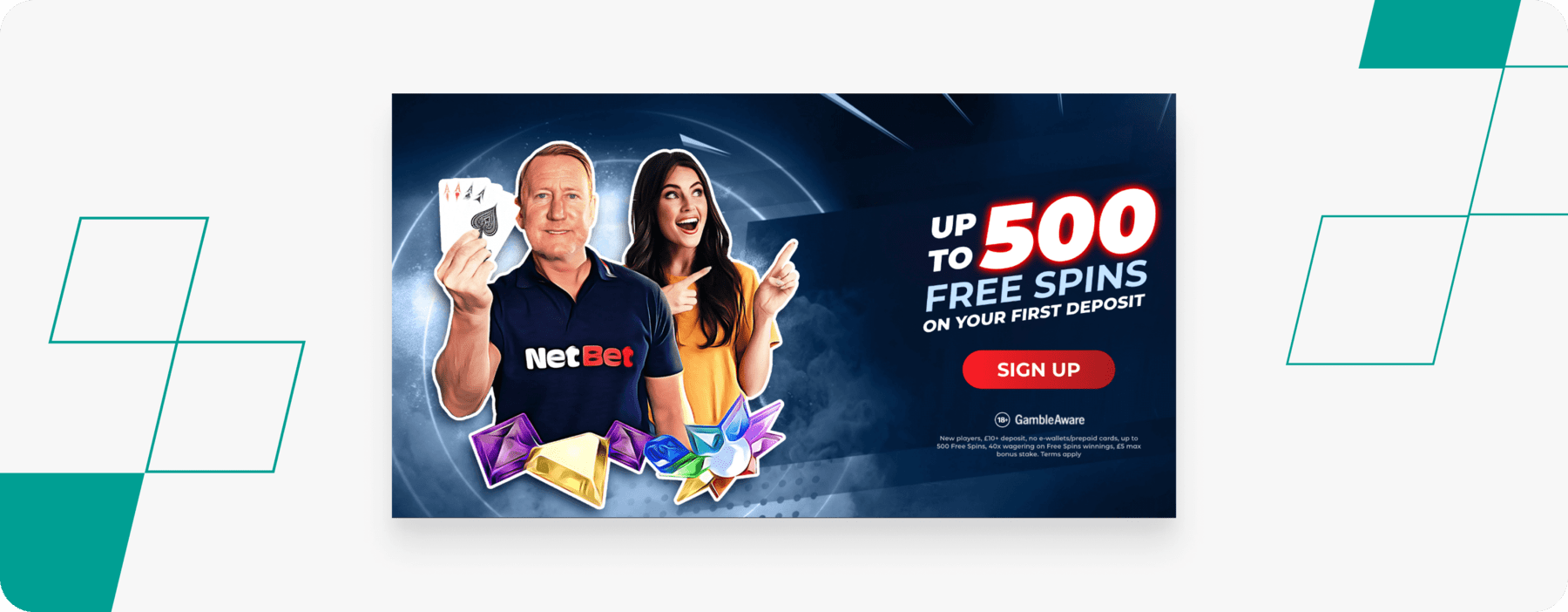 netbet casino offer desktop screenshot